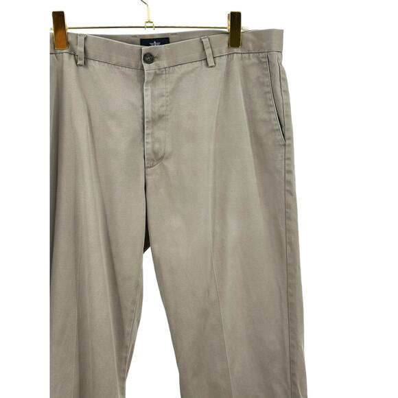 Dockers Men's Casual Flat Front Tan/Khaki Pant 38 x 32 - Picture 7 of 9